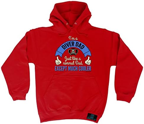 Open Water Premium Diver Dad Except Much Cooler Hoodie Hoody/Scuba Diving Gift Diver Christmas Funny snorkle Reef Mask Wetsuit Dive Birthday Present