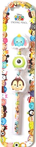 Disney Tsum Tsum Stackable Erasers on pencil (random Eraser Design)