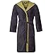 Produktbild Vossen Damen & Herren Bademantel Poppy Graphit/Curry XL