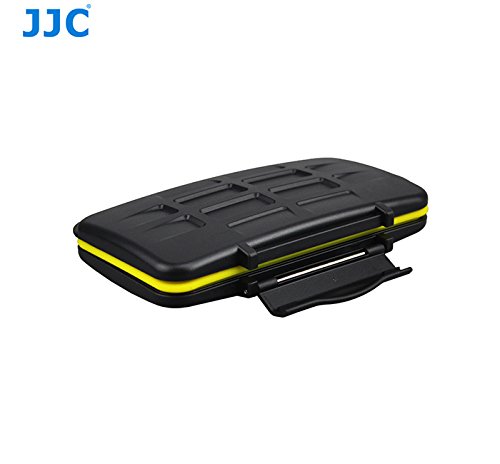 JJC Multi Memory Card Case MC-SDMSD24 Speicherkarten Schutzbox für 12 Stück SDHC und 12 Stück MicroSD Cards – extreme Wasserdicht und Stoßfest Box Safe Tasche Etui Aufbewahrungsbox Hülle - 2