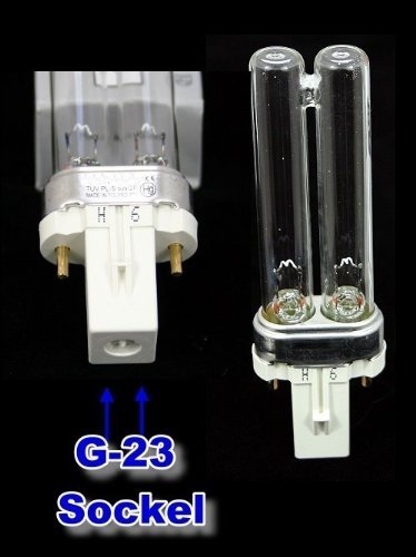 2 Stück Philips PL Lampe 9 Watt UV-C Ersatzlampe Länge: 167mm - 4