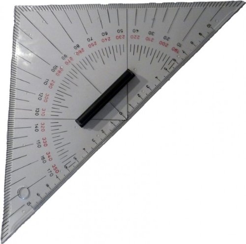 Preisvergleich Produktbild Kursdreieck groß - 32cm Navigation Dreieck