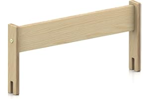 SMARTWOOD Barrière de lit BR-Barrier 80cm, Protection Contre Les Chutes pour Lits d'enfants en Bois Cinq Tailles, Montage Facile. (80 cm)