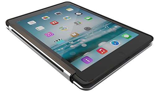 ZAGG Slim Book für iPad Air 2, Ultraschlanke Bluetooth Tastatur mit abnehmbare Hülle und hintergrundbeleuchteten Tasten – schwarz (Deutsches Tastaturlayout) - 4