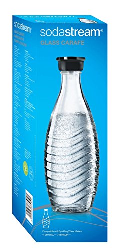 SodaStream 0,6L Glaskaraffe spülmaschinenfest mit fest schließendem Deckel für Wassersprudler wie Crystal oder Penguin! - 3
