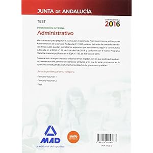Administrativos de la Junta de Andalucía Promoción Interna. Test