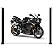 Produktbild Yamaha YZF Sportsbike Fabric Wall Scroll Poster (106,7 x 81,3 cm) Zoll