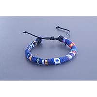 Surferarmband MADEBYNAMI - Freundschaftsarmband, Beach Bracelet, Surfer, Armband blau