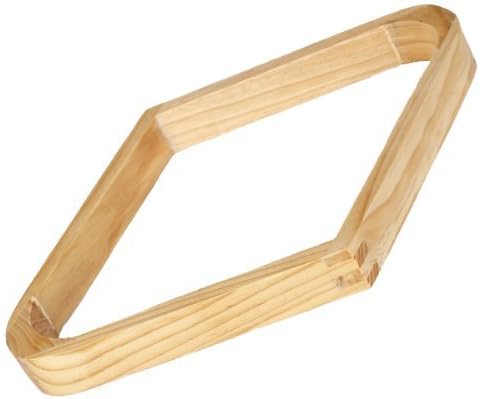 ivebetter 2.25" Balls Wooden Snooker Ball Rack 9 Ball Rhombus Rack(Random Color)