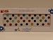 Multicoloured Round Bindi Large Pack Approx 30 Self Adhesive Indian Tikka Black Border Gem Bridal RA50