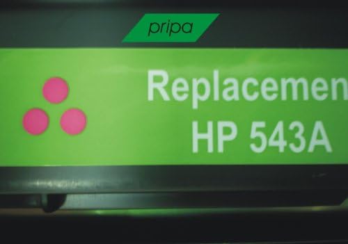 Pripa Toner Cartridge for HP Colour Laserjet CM 1312MFP/1 x Magenta CB543 A) Compatible Toner Module – .
