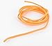 Produktbild Kordel aus Veloursimitat – Orange – 1 m – megacrea