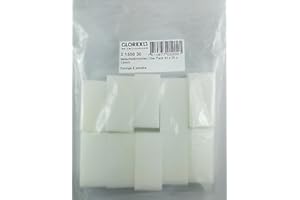 GLOREX malsc hwämmchen 10 Unidades, Esponja, Blanco, 18 x 11 x 2 cm