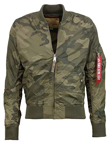 Preisvergleich Produktbild Alpha Industries MA-1 TT Jacke Dunkelgrün / Hellgrün XL