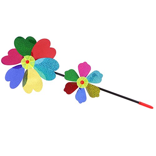 Street27 Colorful Two-Layer Sequins Windmill Pinwheel Kids Beach Camping Toy Garden Lawn Decoration RS.317.55 (50.00% Off) - Amazon