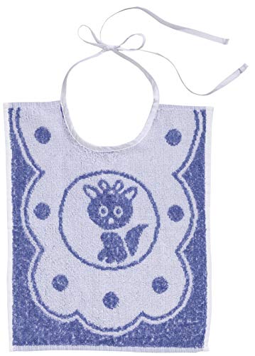 5 x Babylätzchen Frottee zum Binden in der Größe 30 x 35 cm kochfest 95° (blau)