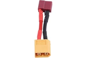 Drfeify RC Akku ESC Ladegerät Deans Stil T-Plug weiblich auf XT60 männlich Adapter Kabel Kabel für RC Ladegerät Zubehör