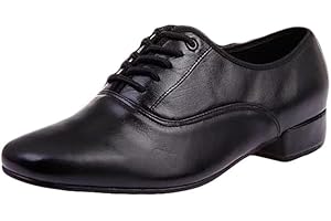DAYISS, Chaussures de Danse Homme en Cuir Danse Latine/de Bal/de Salon/de Tango/de Rumba/Samba/de Corrida