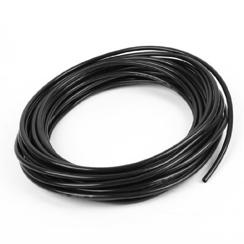 uxcell Druckluftschlauch, aus Polyurethan, 6 x 4mm, 15 m, Schwarz