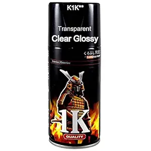 SAMURAI KUROBUSHI Spray Paint 1K 2Star Transparent Top Coat #K1K**- Clear Glossy