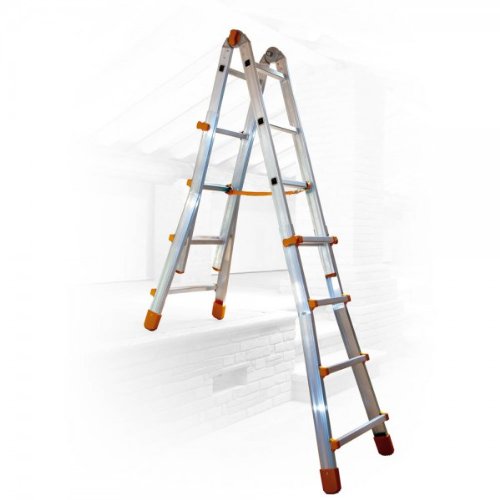 BULTO Teleskopleiter 4+4 vielseitig einsetzbar - 2