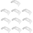 Tiardey 10 Pieces Vertical Blind Top Fix Brackets Professional Quality Adjustable Mounting Hardware for Easy Installation and Secure Support Fit 38mm Head Rail