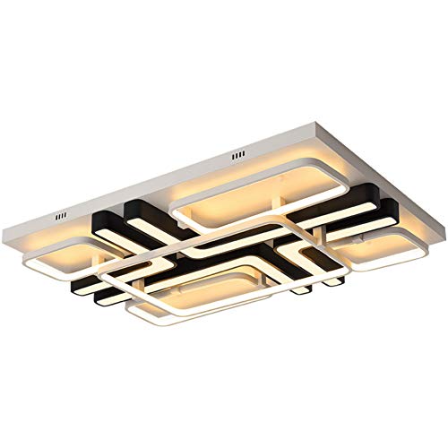 Preisvergleich Produktbild CCSUN Geometrie Surface-mount Deckenlampe, LED Modren Deckenleuchte Lampe Für Schlafzimmer Wohnzimmer L:100 * in:70cm-204W Natürliches Licht