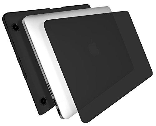MyGadget MacBook Pro Retina 13 Zoll *Matt* Case – Model Ende ´12 – Mitte ´16 (A1502 / A1425) Plastik Mac Hülle Schutzhülle Hartschale Cover (Schwarz) - 2