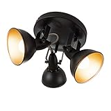 Die maximale Wattage für die Lampe beträgt 3 x 40 Watt (E14 Fassung). Die Leuchtmittel sind im Lieferumfang nicht enthalten. Es ist natürlich möglich, LED Lampen einzusetzen mit einer deutlich geringeren Wattzahl.