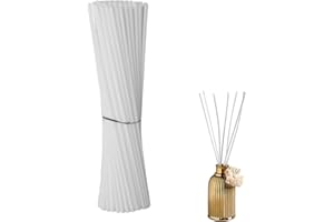ACYDSR 100 Piezas Palos de Difusor Reed, 20cm Varillas Difusoras de Lámina, Varillas Difusor de Aroma de Aceite Esencial, Recambios de Difusor, Para Hogar Oficina Hotel SPA (Blanco)