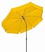 Produktbild Absolut wetterfester Gartenschirm "Sunline 250 gelb", von Doppler mit UV-Schutz 50 Plus und Knicker,