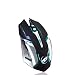 Produktbild Colorful Gaming Maus, Wiederaufladbare X7 Kabellos Silent LED Hintergrundbeleuchtung USB Optische Ergonomische Maus (Schwarz2)