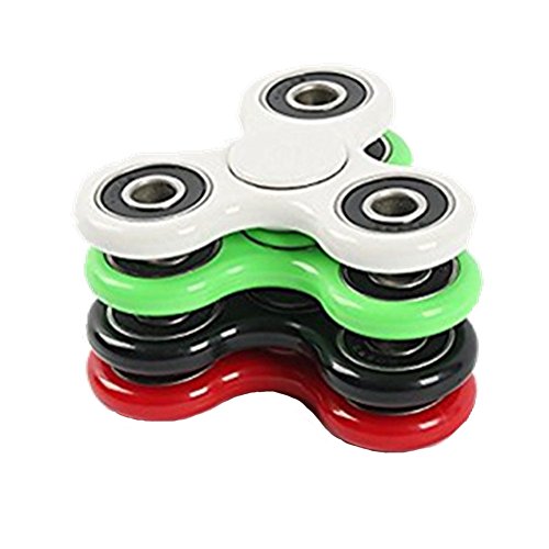 Fidget Spinner Toy Stress Reducer - Perfect For ADD, ADHD, Anxiety, and Autism Adult Children for Killing Time -4 Pack(Black,Red,Green,Yellow) Fidget Spinner Toy Stress Reducer - Perfect For ADD, ADHD, Anxiety, and Autism Adult Children for Killing Time -4 Pack(Black,Red,Green,Yellow)