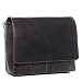 Produktbild SID & VAIN Laptoptasche Messenger Bag Leder Spencer groß Businesstasche Herren 15 Zoll Laptop Umhängetasche bis 15,4" braun