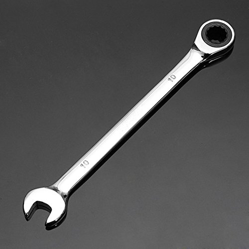 Old Handwerker ’s 13 mm Flexibler Kopf offenes Ende Schlüssel Schlüssel mit Ratsche Schrauben-Ring Mini Drehmoment Clank Ratsche Schraubenschlüssel Werkzeug - 3