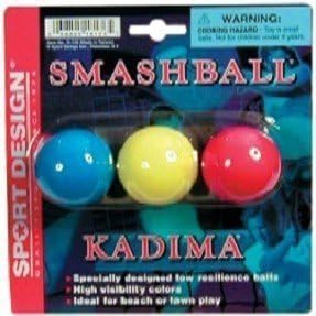 Sport Design Replacement Beach Balls for Beachball Smashball Kadima Watercolors (Set of three balls in Assorted colors ) by Sport Design
