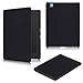 Produktbild Kobo Aura H2O 2nd Edition Hülle, WindTeco Ultra Dünn und Leicht PU Leder Schutzhülle Tasche mit Auto Aufwachen / Schlaf Funktion für Kobo Aura H2O Edition 2 E-reader 6,8 Zoll 2017 Release, Schwarz