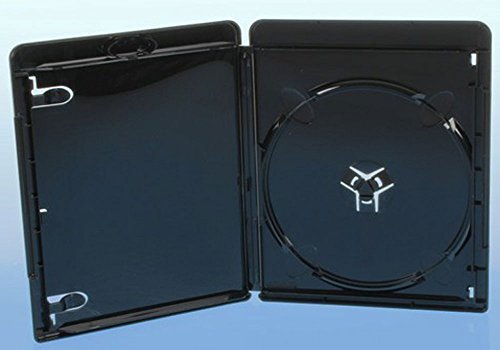Blu Ray Hülle 11 mm Schwarz für 1 Blu Ray,DVD,CD 50 Hüllen Original Amaray Neuware