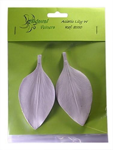 Sugarcraft Petal Veiner - Asiatic Lily Long & Wide - Flowers for Celebration and Wedding Cake Decoration