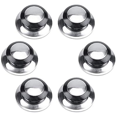 Deer Platz Boutons De Couvercle De Pot, Pièces De Rechange pour Cuisinière à Usage Domestique, Poignée/Bouton De Pot De Remplacement, Casserole, Poignée Universelle, Accessoires De Casserole avec Vis