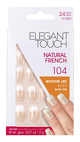 Elegant Touch Natural French Nails Number 104, Medium/Fade Tip