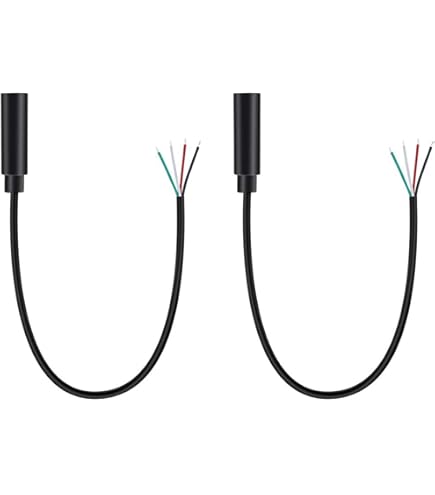 5Pz Adattatore Stereo Audio Per Cuffie Maschio 6,35Mm 1/4" A - Foto 3