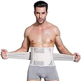 Entrenador deportivo profesional en la cintura que proporciona compresión abdominal instantánea.