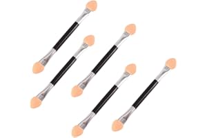 FYACCD Eyeshadow Brush, 5 Pieces Sponge Eyeshadow Brush, Eyeshadow Brush, Double-Sided Colour, Disposable Eyeshadow Applicator