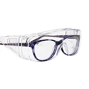 SAFE HANDLER Diamont Vented Over Glasses 12 PAIRS | Meets ANSI Z87.1, Impact Resistant Polycarbonate Lens, 99% UV Protection (1 Pair)