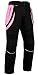 Produktbild Turin - Damen Motorradhose mit Protektoren - wasserdicht - schwarz & rosa - Größe 46 große Größe - W38 L32