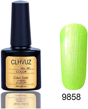 CLHVUZ Phototherapy Jade Green Nail Polish Long Lasting Posture Nail Gel Adhesive Authentic Manicure(09858)