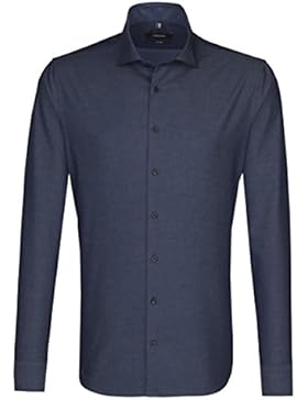 SEIDENSTICKER Herren Hemd Tailored Langarm Bügelleicht Uni / Uniähnlich Businesshemd Kent-Kragen Kombimanschette...