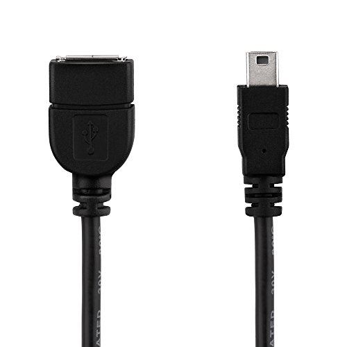 adaptare 41008 USB-OTG Adapter-Kabel Mini-USB-Stecker USB-Buchse Typ A für Autoradio, Navi - 2
