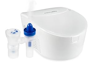 Microlife - Nébuliseur Professionnel 2en1 NEB PRO - Qualité Professionnelle, pour Utilisation Intensive, Nettoyage Nasal, Vitesse de Traitement Ultra-Rapide, Garantie 5 ans